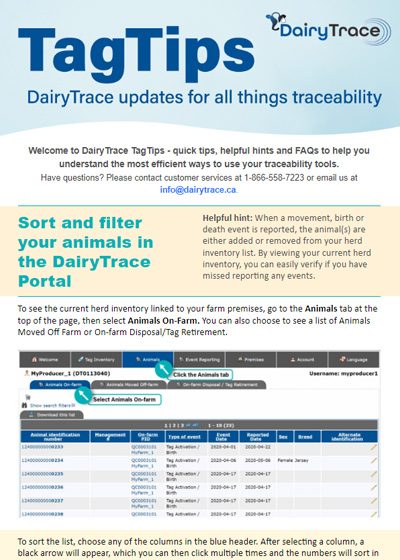 DairyTrace